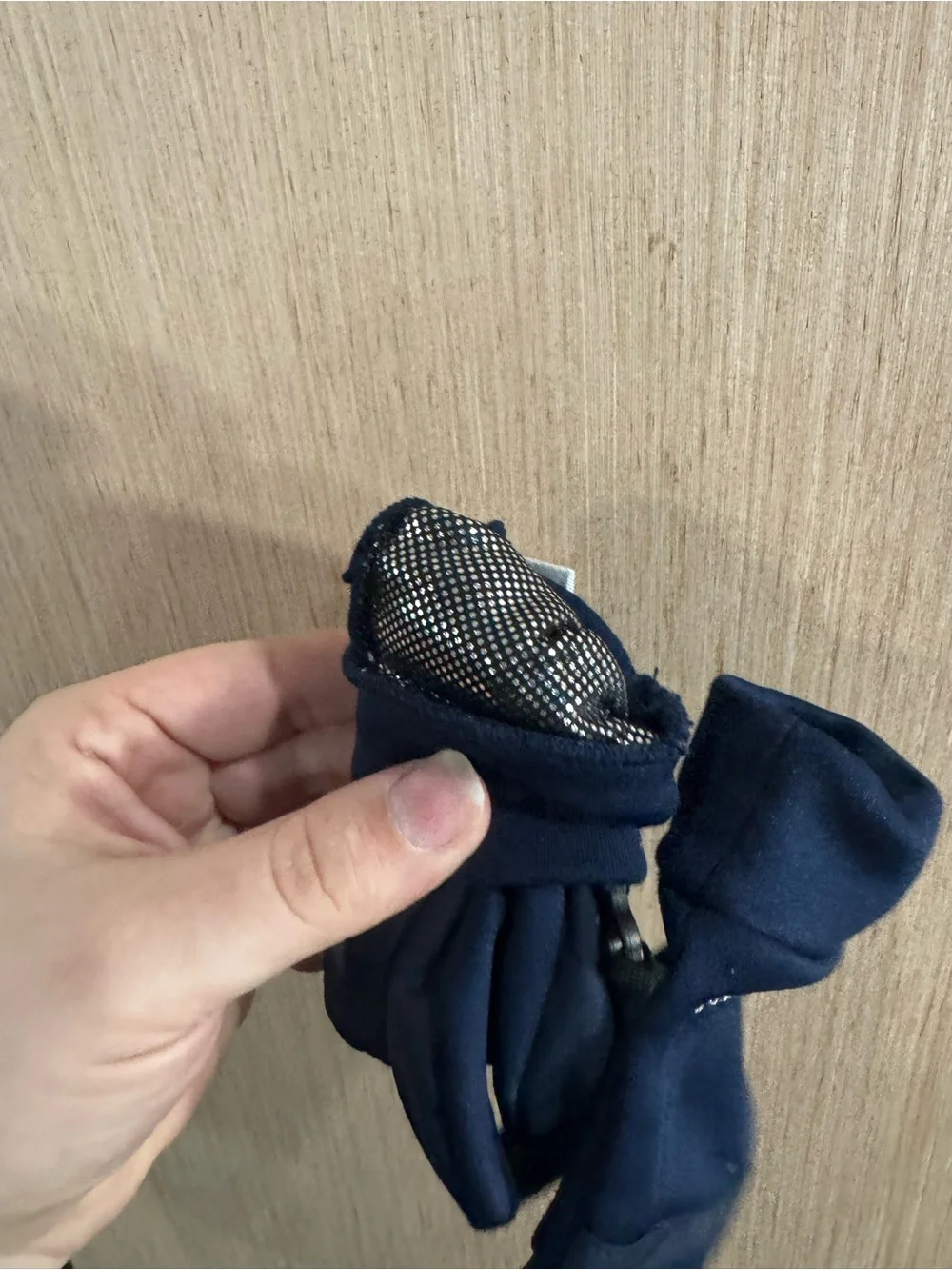 Kids Columbia Youth Omni Heat Navy Blue Fleece Gloves with Logo Cuff Size XS
